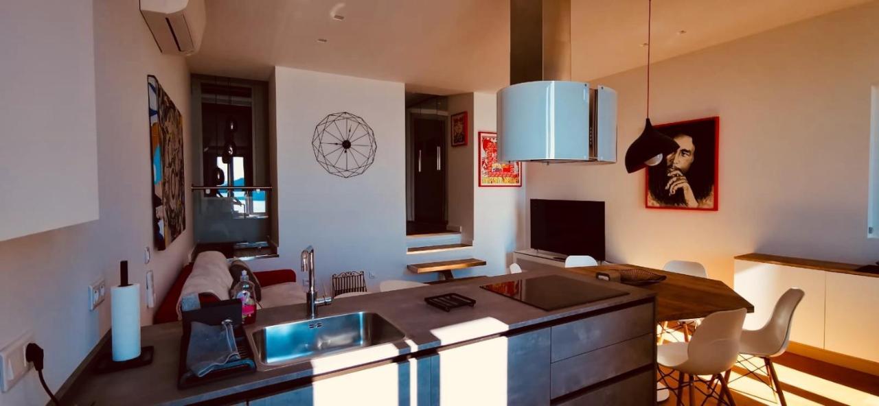 Magnifique Duplex Vue Mer Menton Exteriér fotografie